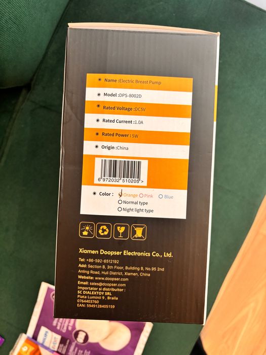 Pompa dubla de sani electrica noua cu garantie Doopser