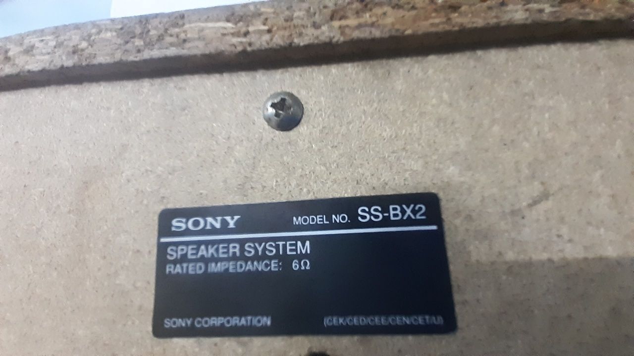 Boxe Sony 100w boxe Raft Sony SS-BX2