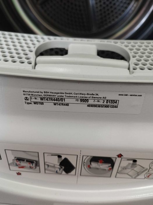 Сушилня Siemens IQ 500