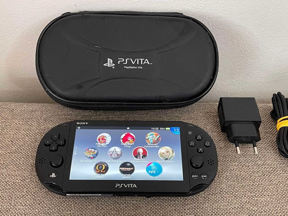 Consola Playstation VITA PS VITA MODAT card64GB cu jocuri si PKGJ