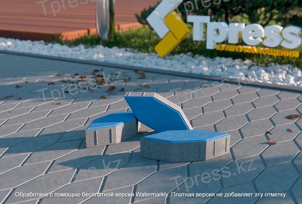 Брусчатка Кристалл  273х100х60 мм
