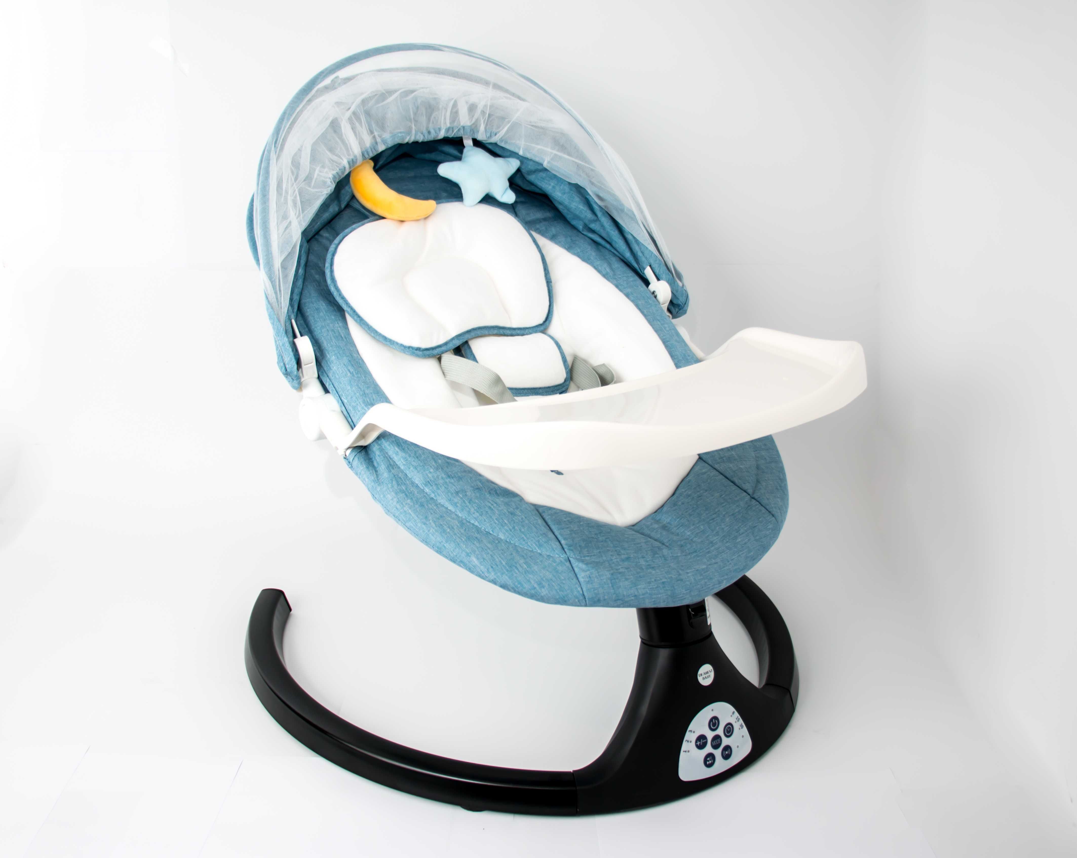 Balansoar electric pentru bebeluși confortabil pentru micuțul tău
