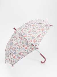 Umbreluta cu model floral, roz (pentru copii)