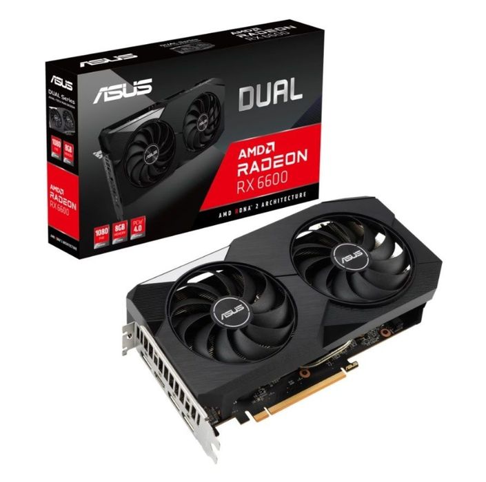 Asus RX6600 8gb impecabila cu sigiliu