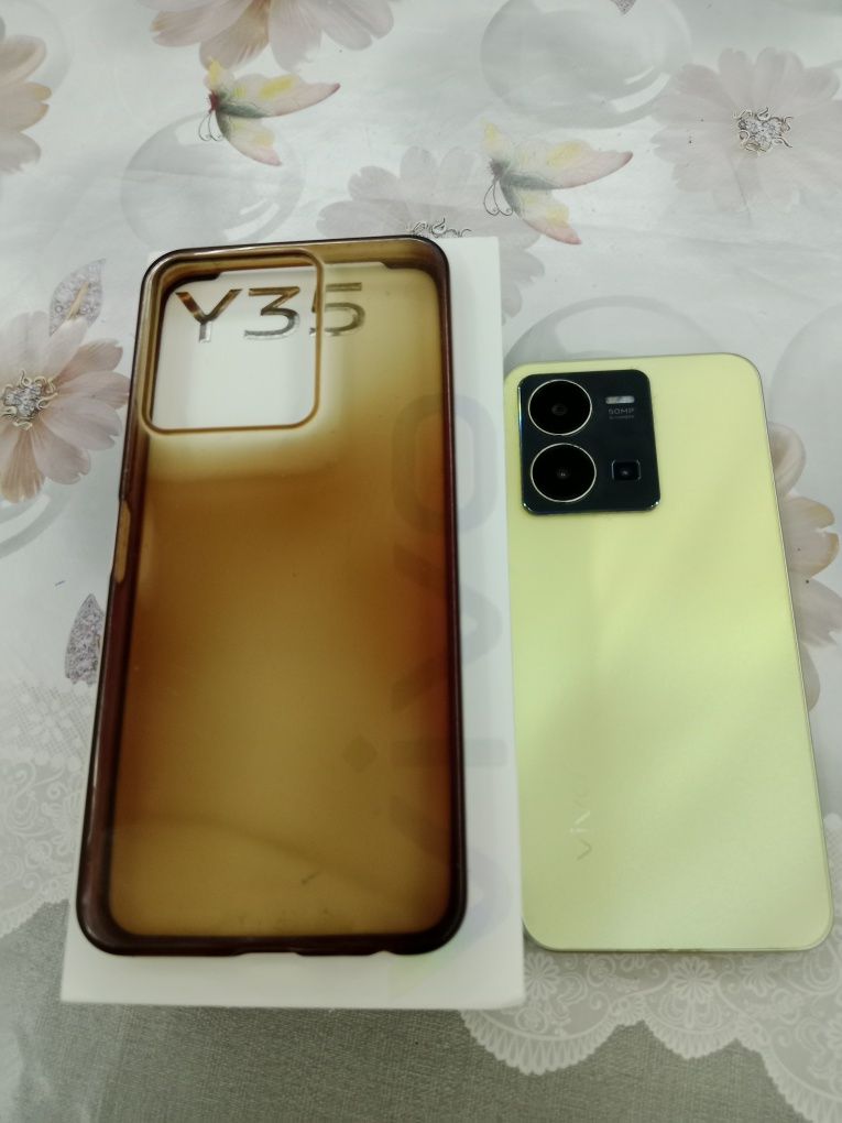 Telefon sotiladi, modeli: Vivo Y35, состояние почти новый, без трещин