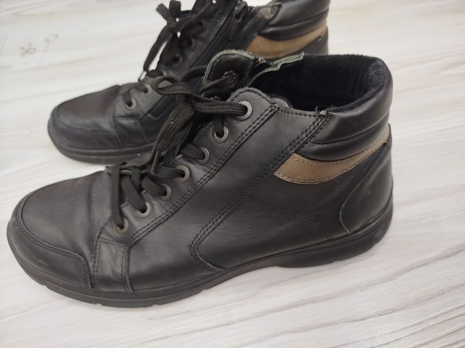 Кожаный ботинки для мальчиков