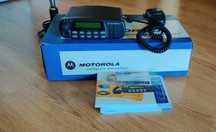 Statie radio emisie Motorola GM360 + antena cu cartus + microfon