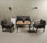 Set mobilier de grădină balcon cafenea  model modern din metal