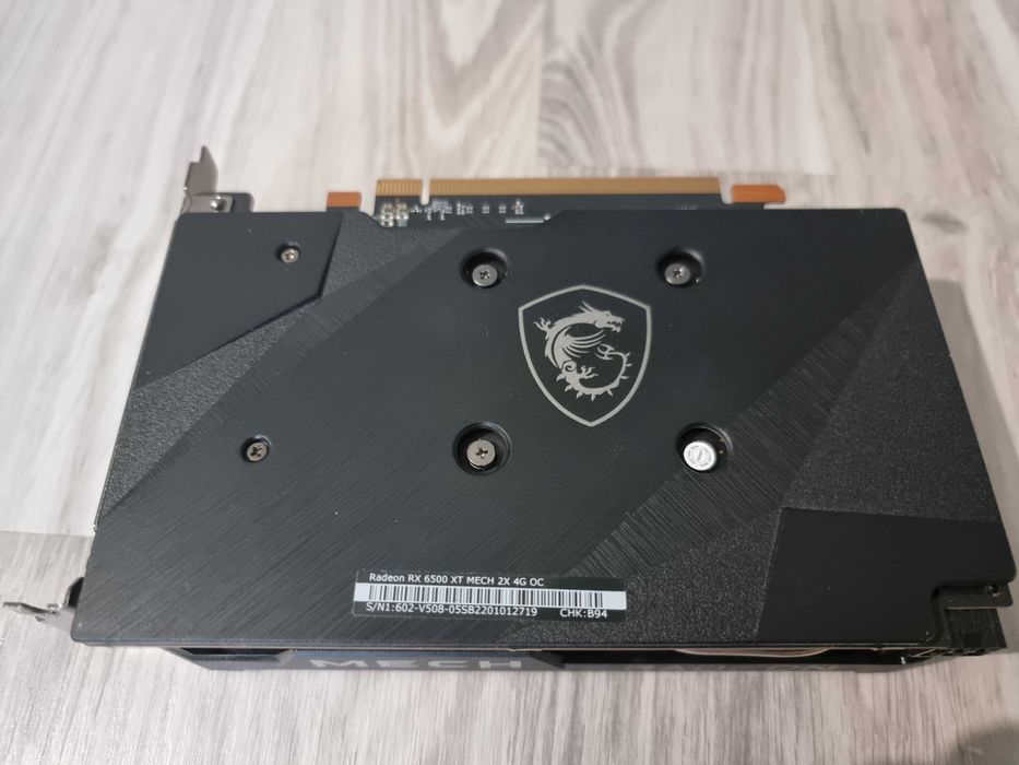 Placa Video GPU MSI Radeon RX 6500 XT MECH 2x OC 4GB