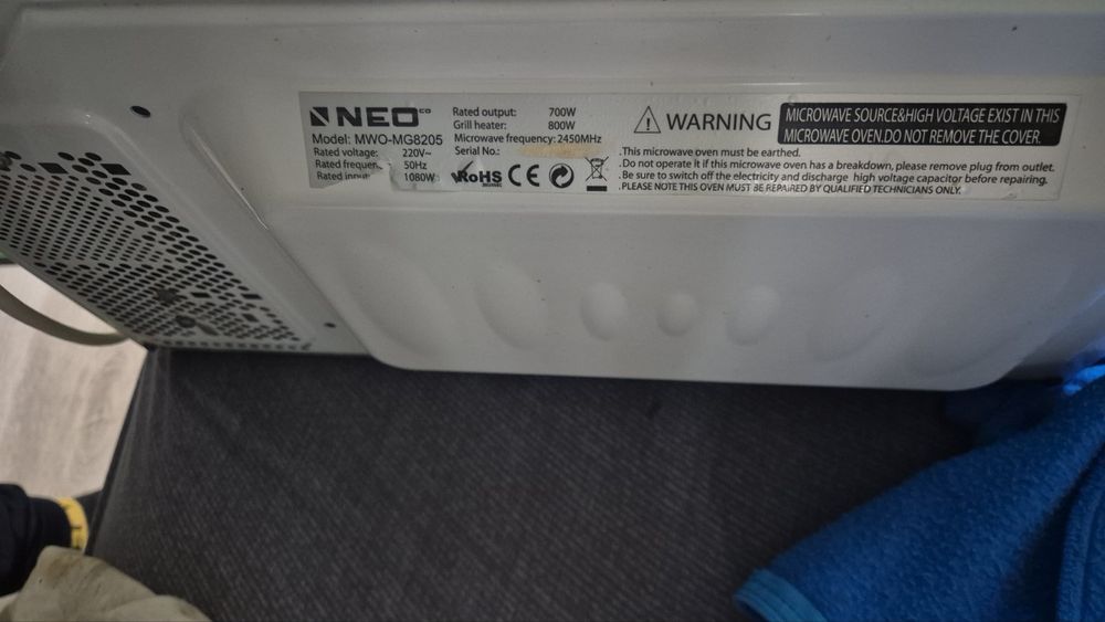 Микровълнова фурна с ГРИЛ НЕО