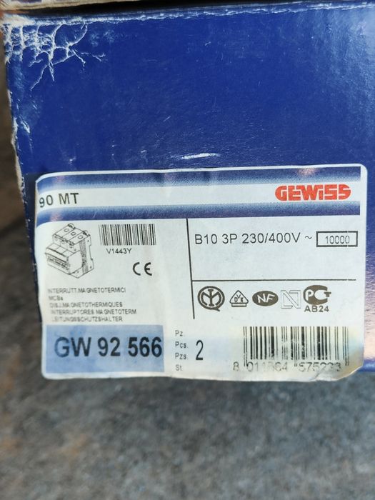 Intrerupator, Siguranta, automata, MT, 100, 3P, Tripolar, Curba, B, 10