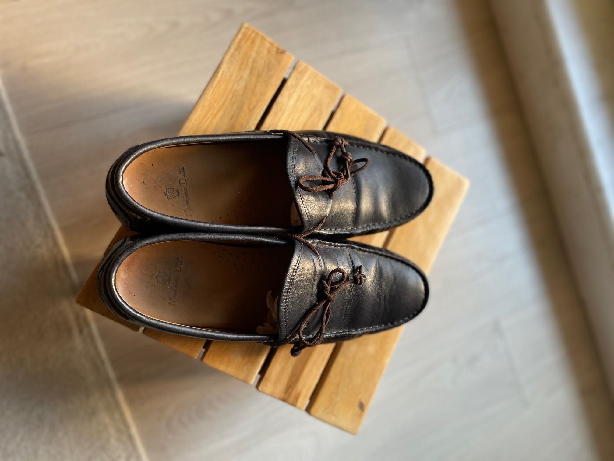 Massimo Dutti Leather Loafers pentru vara