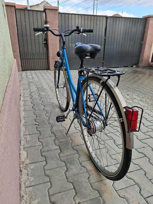 Bicicleta dama Staco 7 viteze butuc, roti 28