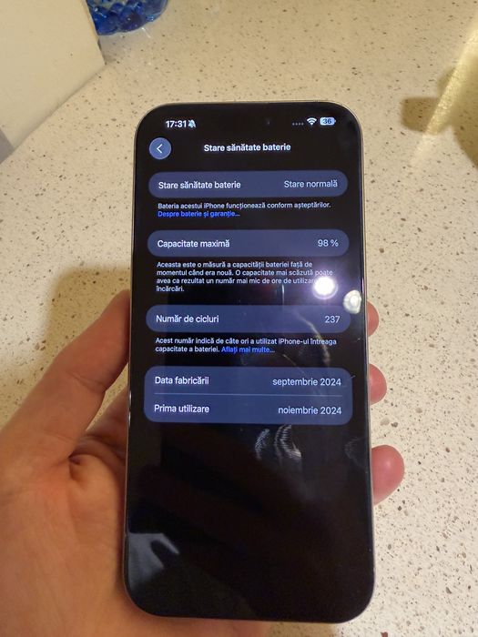 Vand Iphone 16 Pro Max 256 gb