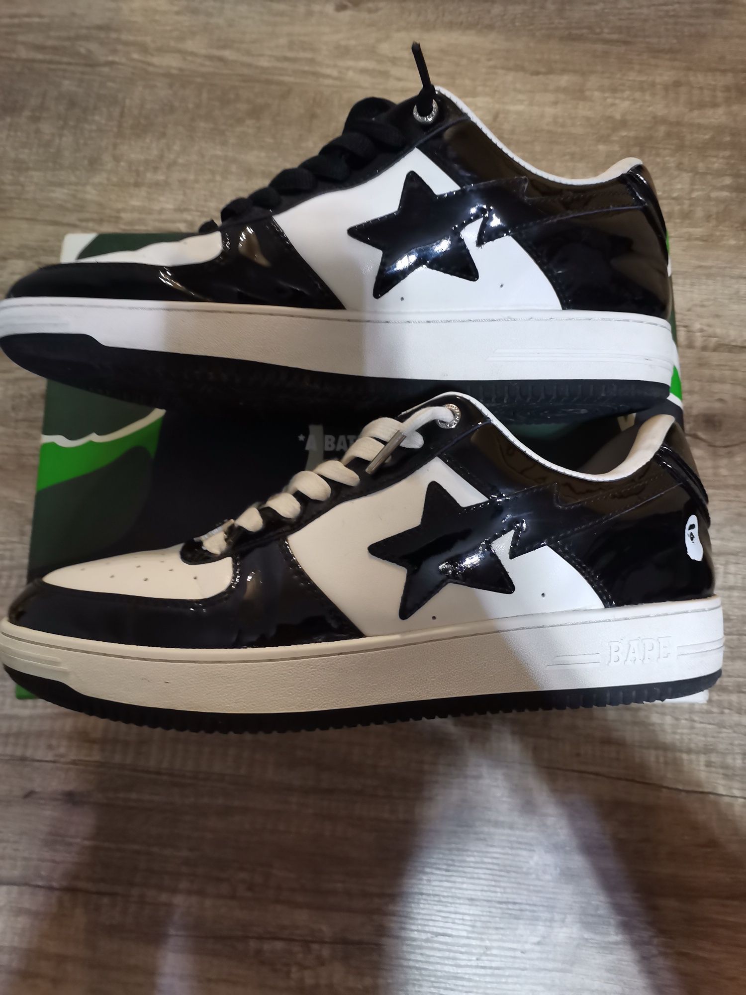 Bapesta forces black&white