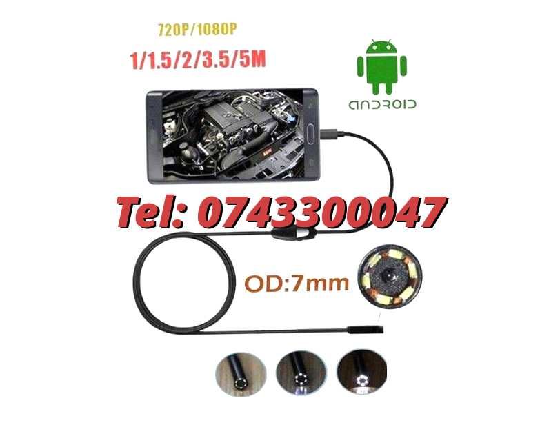 2 M Camera Endoscop boroscop 6 Led Inspectii Tehniceinstalatii