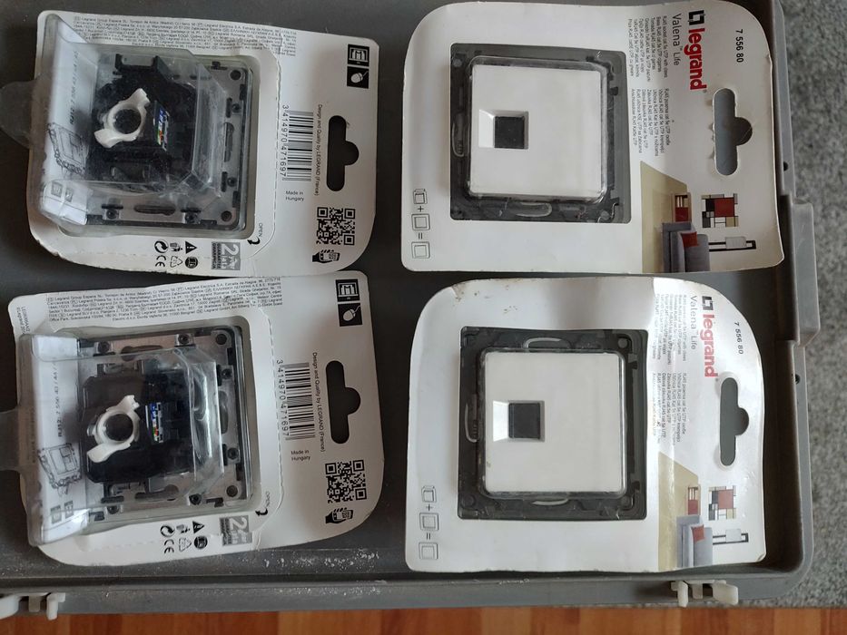 5 x PrizE Rj45 Legrand Valena, Cat5E Utp, Alb