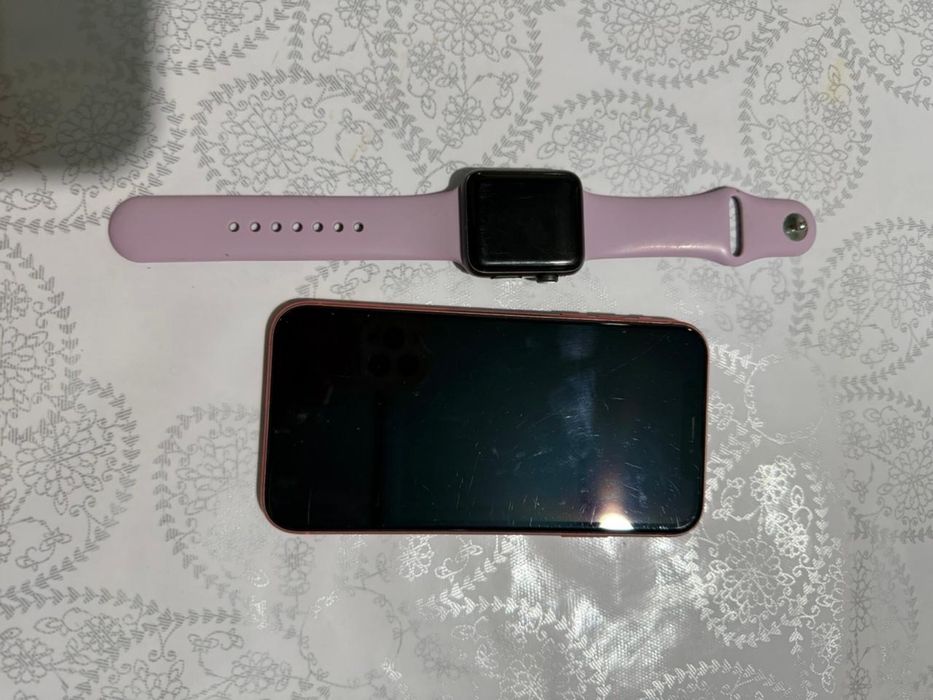 Iphone XR и Apple Watch Series 3
