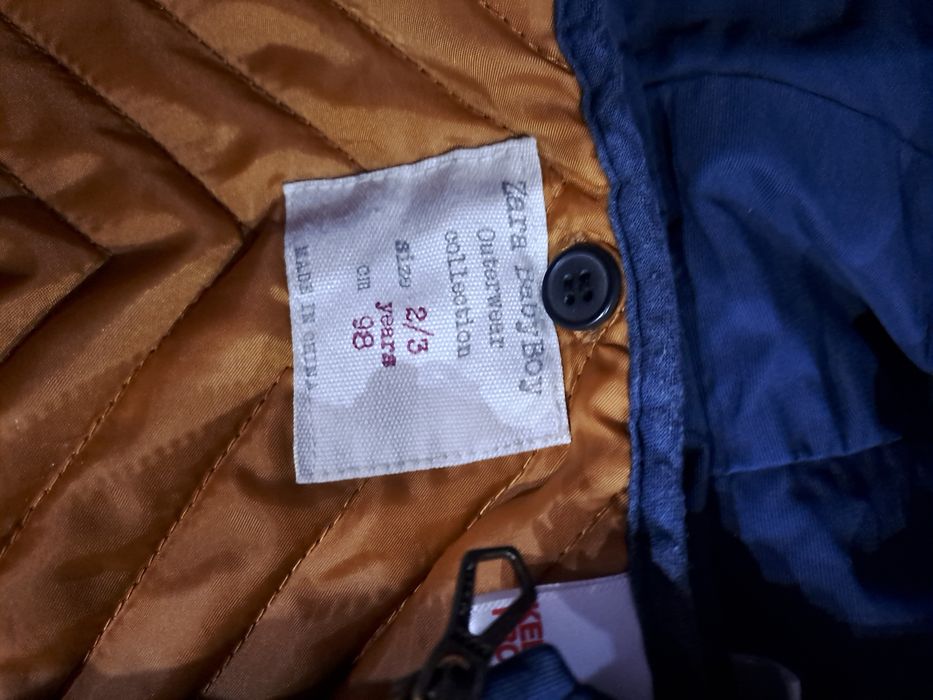 Geaca primăvara  Zara baieti 3 ani