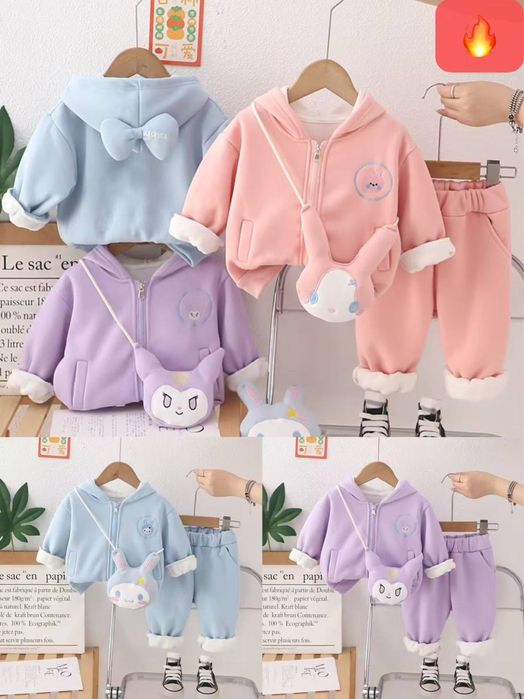 Bolalar va qizlar uchun kiyimlar dvoyka, troyka, qishki va bahorgi opt