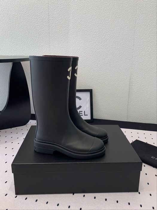 Cizme chanel ploaie-Rubber boots premium pe comanda
