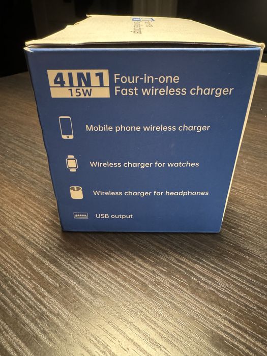 [NOU] Incarcator Wireless Qi Fast Charger iPhone Watch AirPods
