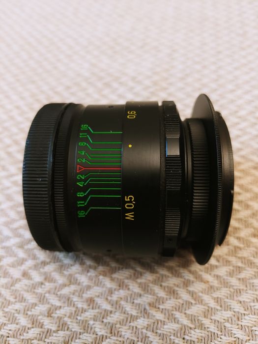 Объектив Гелиос 44-2 +Canon -M42 адаптер
