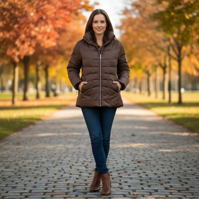 Concept UK Down Jacket пух/пера - дамско зимно яке - L