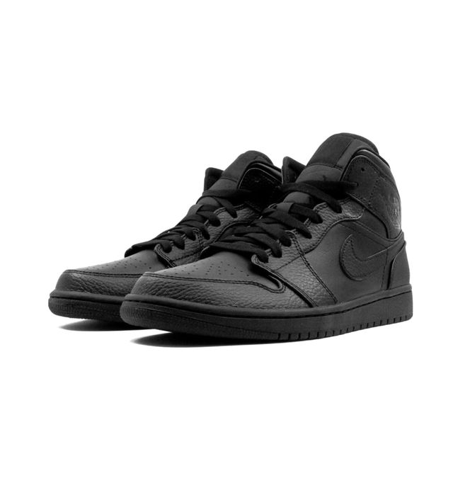 Nike Air Jordan 1 Mid 'Triple Black'