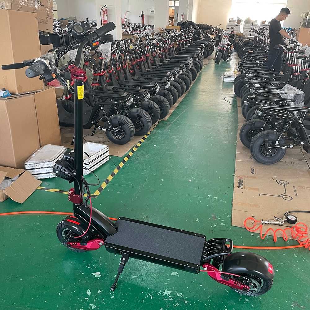Trotineta electrica dual motor 2600w60v15ah Tehnologie dual motor 2025