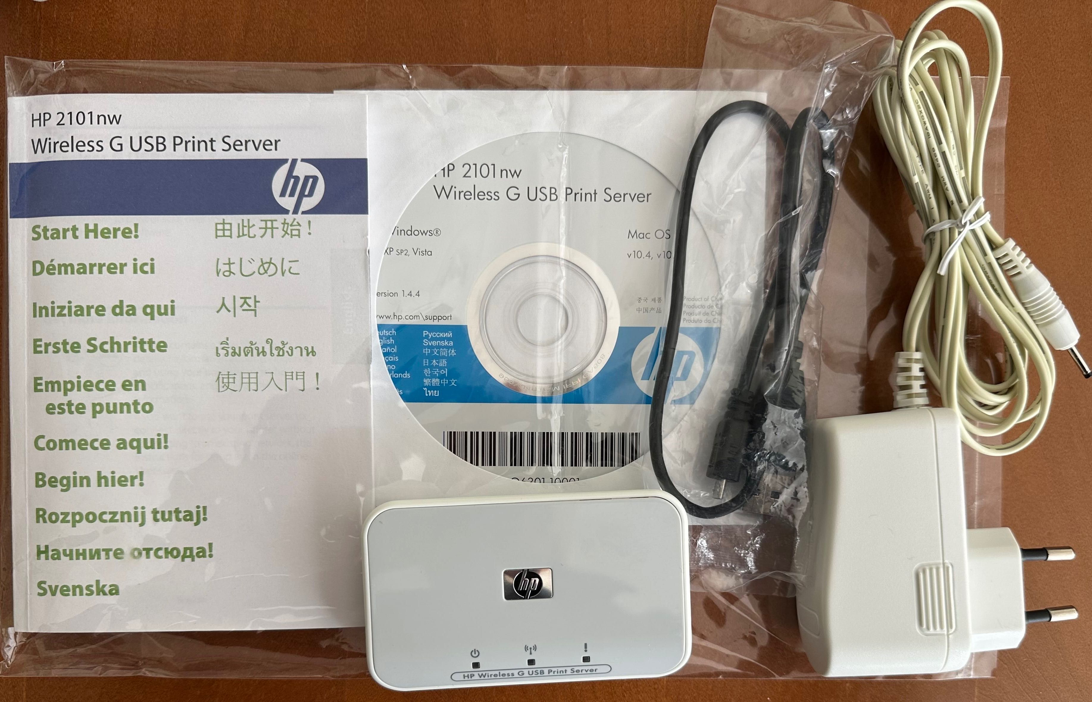 HP 2101nw Wireless G Print Server