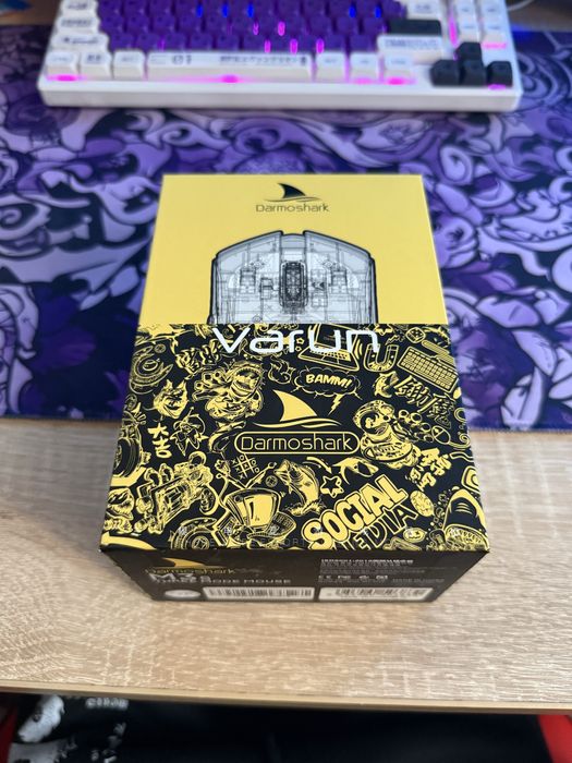 Мышка Darmoshark M3s фиолетавая