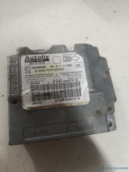 Calculator airbag PEUGEOT 407 (6D_) [ 2004 - > ] OEM 9655880880