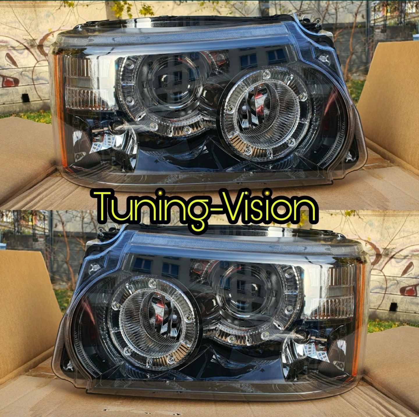 Range Rover sport L320 Facelift пакет фарове стопове броня калници