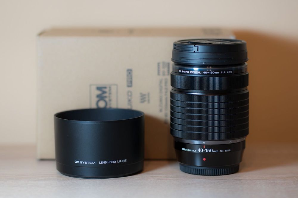 OM SYSTEM M.Zuiko 40-150mm F4.0 PRO | Stare Impecabilă, Pachet Complet
