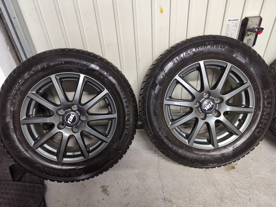 Jante/roti Duster r16 Rial +anvelope iarna kumho 215 65 r16 iarna