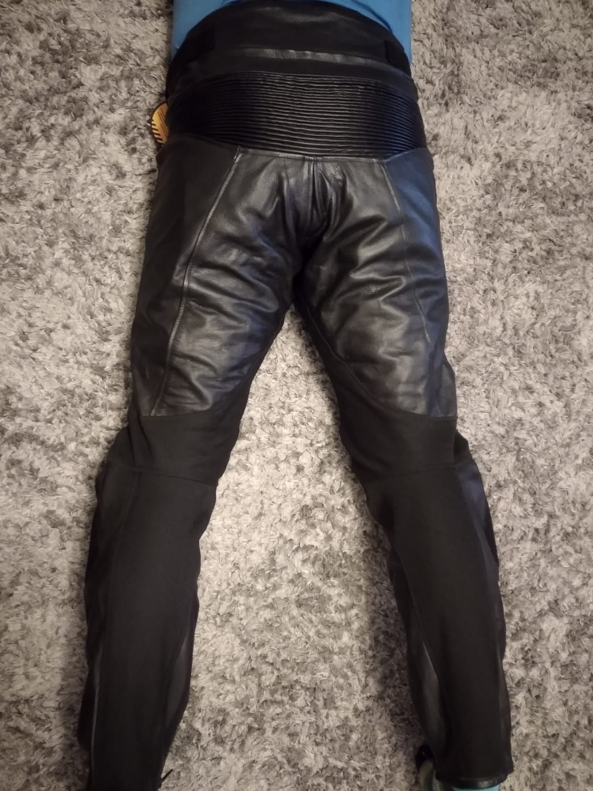 Pantaloni moto piele naturala perforata SM Blade marimea M, L, XL, 2XL