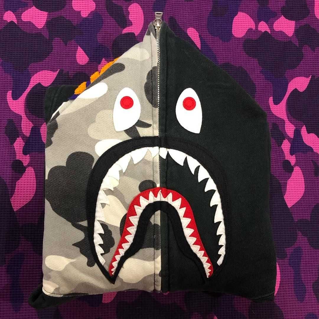 Hanorac Bape NFS Split Grey Camo