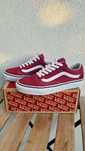 VANS Old Skool, mărimea 36,5 (23 cm) Dry rose/True white (vișiniu)