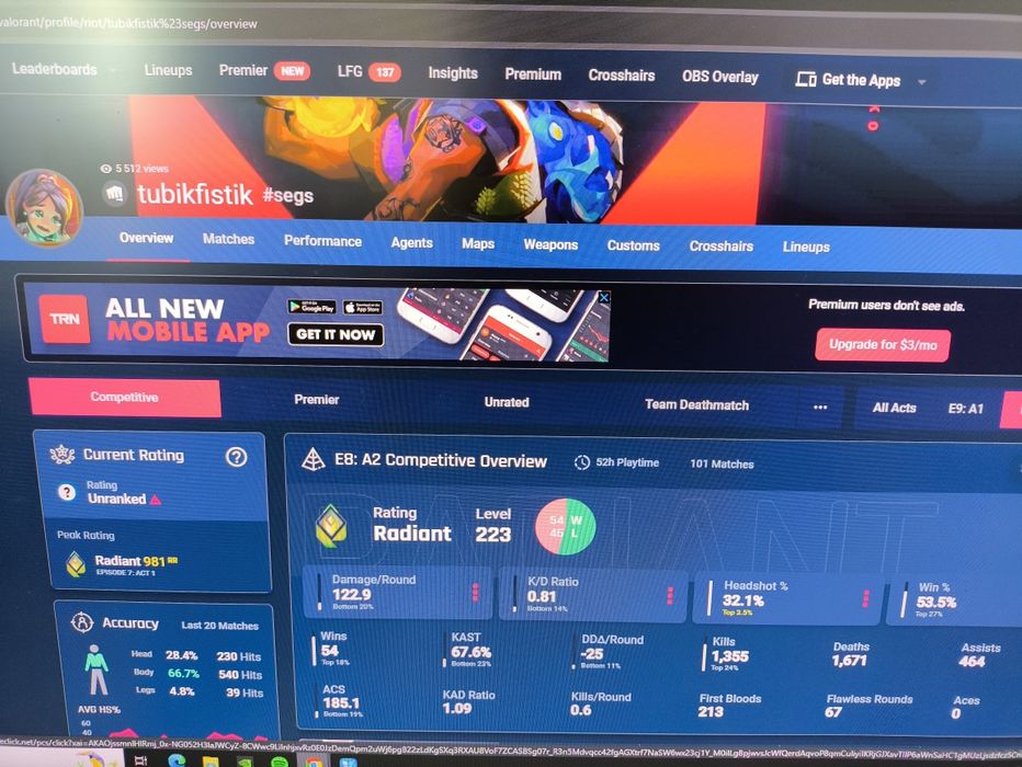 Буст аккаунта Valorant