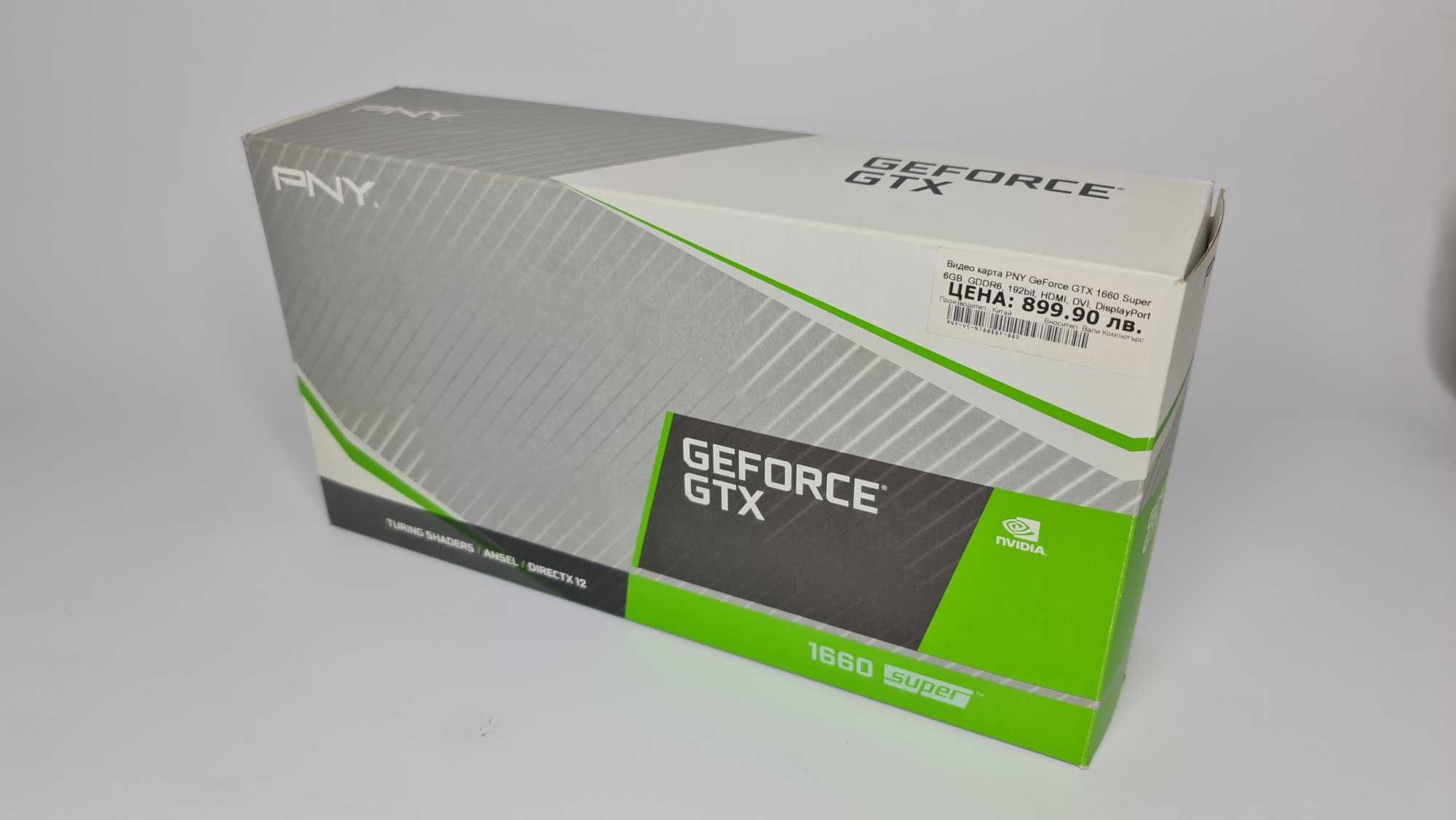 Видео карта PNY GeForce GTX 1660 Super 6GB