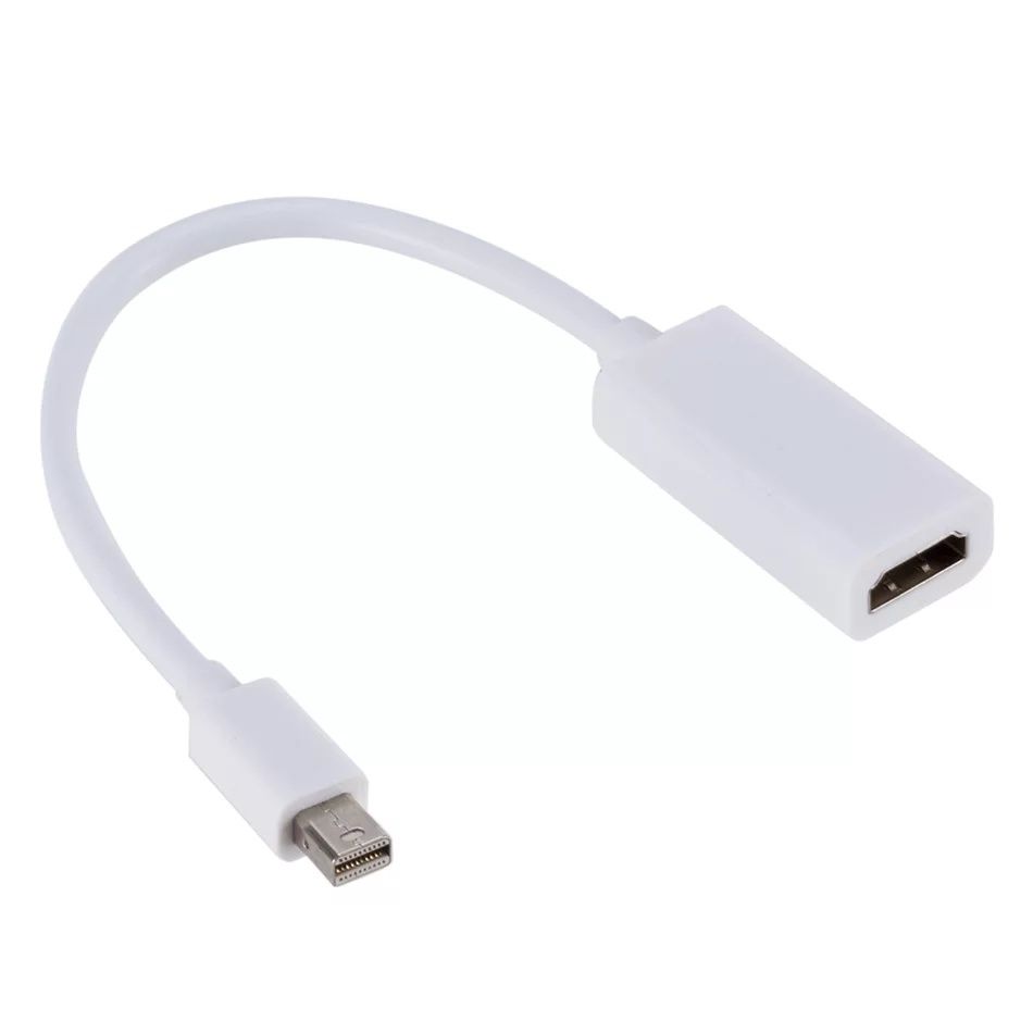 Переходник с mini DP thunderbolt на Hdmi подходит для MacBook