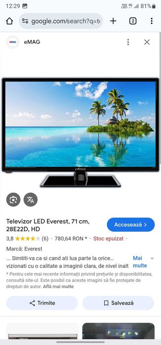 Televizor Led Everest