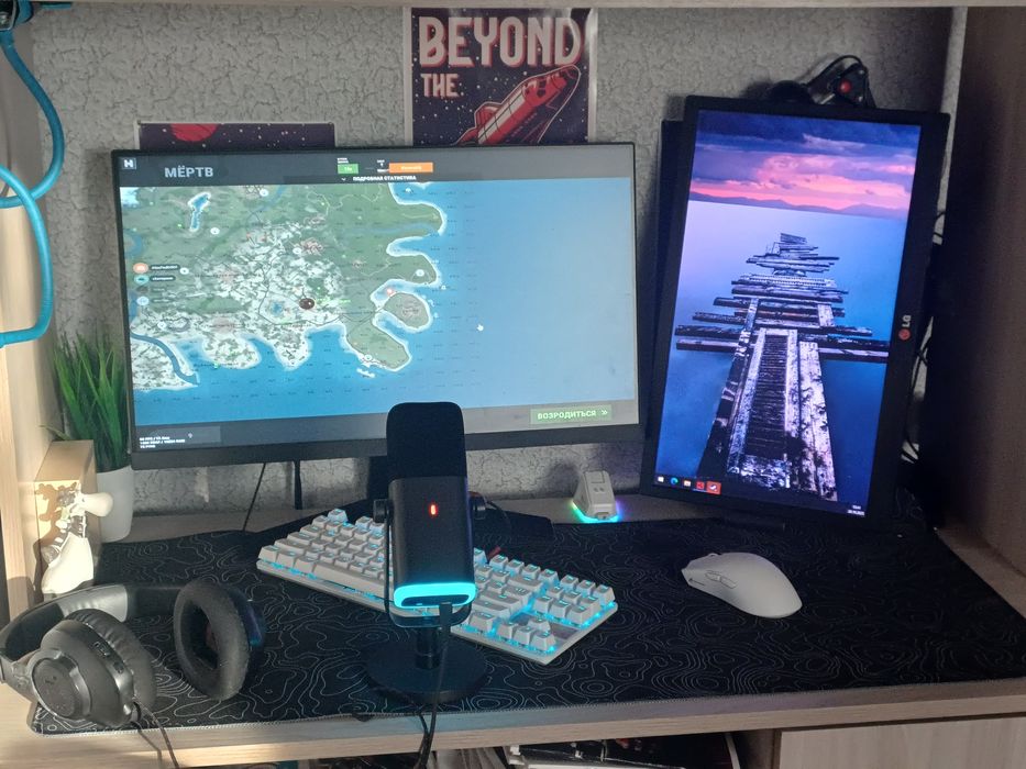 Игровой ПК - RTX 4060 Ti / i5-10400F / 24GB / 2 монитора / полный сет