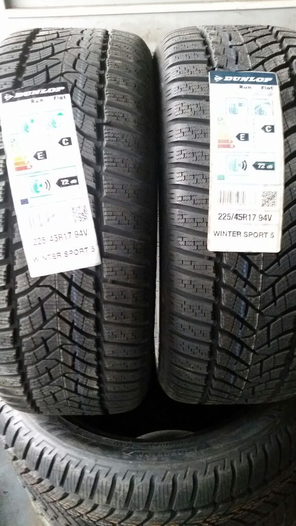 anvelope 225 45 R17 Dunlop RunFlat noi de iarna