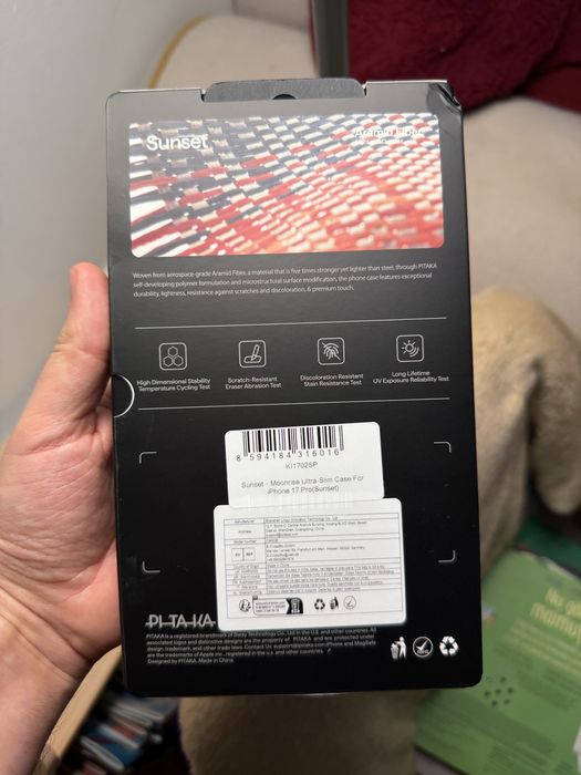 husa apple iphone pitaka 17 pro sunset