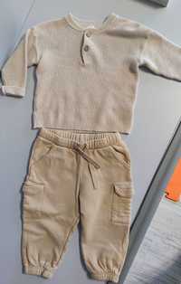 Haine bebe, pantaloni și bluză, marca H&M! Mărimea 74 (6-9 luni)
