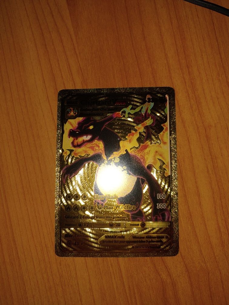 Card Pokemon gold charizard vmax