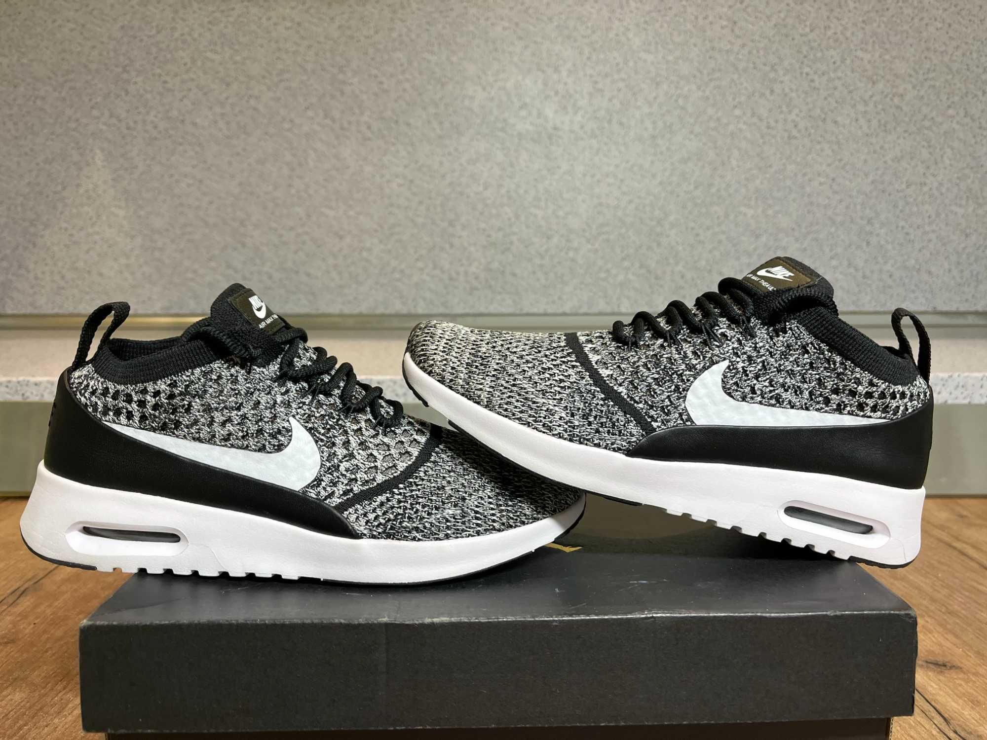 ОРИГИНАЛНИ ***  Nike Air Max Thea Ultra Knit / Black Grey White