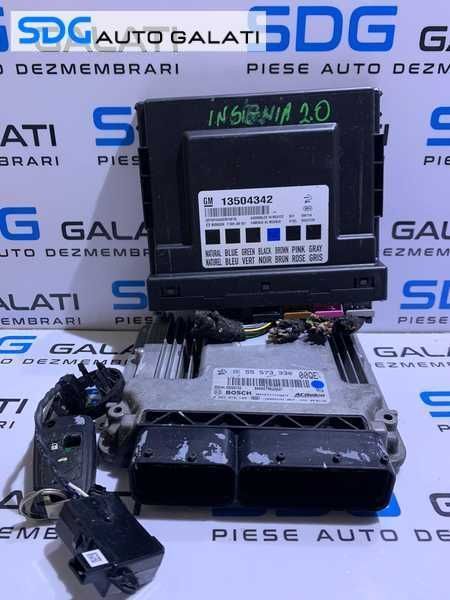 Kit Pornire Calculator Motor ECU Imobilizator si Cip Cheie Opel Insignia 2.0 CDTI A20DTH 160CP 2008 - 2013 Cod 55573330 0281015149 55566722 [L6205]